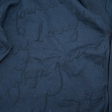 Load image into Gallery viewer, Berluti Scritto Jacquard Cardigan Size M Cold Night BlueR27KCL81 Silk55% Cotton45%