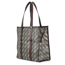 Load image into Gallery viewer, Berluti Cabas de Voyage Toile Malbeuf Foldable Tote Bag Brown PVC Leather