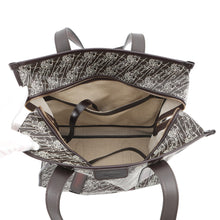 Load image into Gallery viewer, Berluti Cabas de Voyage Toile Malbeuf Foldable Tote Bag Brown PVC Leather