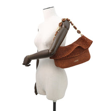 Load image into Gallery viewer, LOEWE Ora Bag 2WAY Shoulder Bag Honey GoldAP22P22X02 Raffia Leather Size Medium