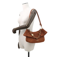 Load image into Gallery viewer, LOEWE Ora Bag 2WAY Shoulder Bag Honey GoldAP22P22X02 Raffia Leather Size Medium