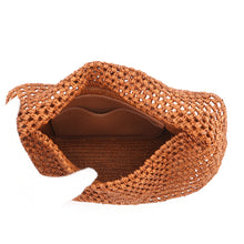 Load image into Gallery viewer, LOEWE Ora Bag 2WAY Shoulder Bag Honey GoldAP22P22X02 Raffia Leather Size Medium