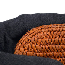 Load image into Gallery viewer, LOEWE Ora Bag 2WAY Shoulder Bag Honey GoldAP22P22X02 Raffia Leather Size Medium