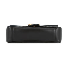 将图像加载到图库查看器中,GUCCI GG Marmont ChainShoulder Bag Black443497 Leather