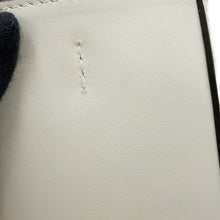 Load image into Gallery viewer, JIMMY CHOO BRIA TOTE Star Studded 2-Way Handbag White Leather