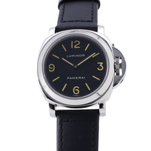 将图像加载到图库查看器中,PANERAI Luminor base W44mm Stainless Steel Leather Black DialPAM00002