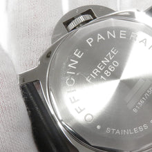 将图像加载到图库查看器中,PANERAI Luminor base W44mm Stainless Steel Leather Black DialPAM00002