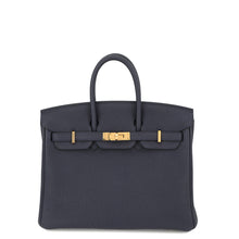 Load image into Gallery viewer, HERMES Birkin Blue Nuit Togo Leather Size 25