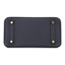 Load image into Gallery viewer, HERMES Birkin Blue Nuit Togo Leather Size 25