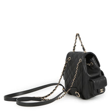 Load image into Gallery viewer, CHANEL Matelasse Multi-Pocket Backpack BlackAS4399 Caviar Leather