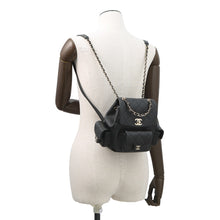 Load image into Gallery viewer, CHANEL Matelasse Multi-Pocket Backpack BlackAS4399 Caviar Leather
