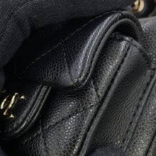 Load image into Gallery viewer, CHANEL Matelasse Multi-Pocket Backpack BlackAS4399 Caviar Leather