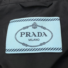 Load image into Gallery viewer, PRADA Triangle Logo Down Jacket Size 42 Black291794 100% Recycled Polyester