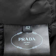 Load image into Gallery viewer, PRADA Triangle Logo Down Jacket Size 42 Black291794 100% Recycled Polyester
