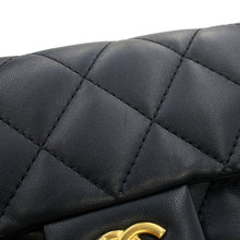 Load image into Gallery viewer, CHANEL Mini Matelasse Heart Bag Charm Chain BlackAS3457 Lambskin