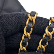 Load image into Gallery viewer, CHANEL Mini Matelasse Heart Bag Charm Chain BlackAS3457 Lambskin