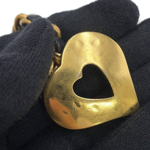 将图像加载到图库查看器中,CHANEL Mini Matelasse Heart Bag Charm Chain BlackAS3457 Lambskin