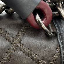 Load image into Gallery viewer, CHANEL Boy Chanel ChainShoulder Bag Brown/Gray/RedA94804 Lambskin Size 25