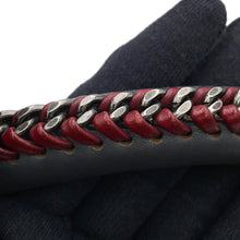 Load image into Gallery viewer, CHANEL Boy Chanel ChainShoulder Bag Brown/Gray/RedA94804 Lambskin Size 25