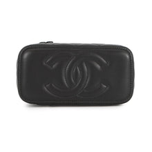 Load image into Gallery viewer, CHANEL Matelasse Chain Vanity Bag BlackAP1472 Lambskin