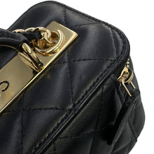 Load image into Gallery viewer, CHANEL Matelasse Chain Vanity Bag BlackAP1472 Lambskin