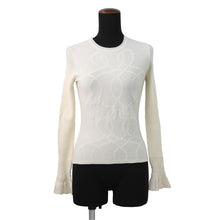 将图像加载到图库查看器中,HERMES Parfroy Remix Knit Size 36 Ivory Wool 87% Nylon10% Polyurethane3%