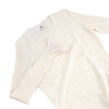 将图像加载到图库查看器中,HERMES Parfroy Remix Knit Size 36 Ivory Wool 87% Nylon10% Polyurethane3%