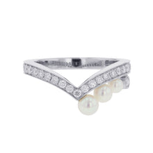 Load image into Gallery viewer, Chaumet Josephine Aigrette Ring Size 52/#12083290 18K White Gold