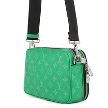 将图像加载到图库查看器中,LOUIS VUITTON Alpha Messenger CatusGreenM31014 Monogram Taigarama