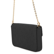 Load image into Gallery viewer, LOUIS VUITTON Felicie Pochette NoirM82477 Monogram Empreinte Leather