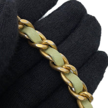 将图像加载到图库查看器中,CHANEL CC Logo Matelasse Chain Shoulder Bag Light GreenAS2201 Lambskin