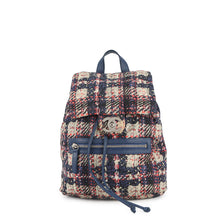 将图像加载到图库查看器中,CHANEL CC Logo Tweed Print Backpack Blue/MulticolorA66445 Nylon Leather