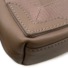 Load image into Gallery viewer, BALENCIAGA Navy Kabas Greige390346 Leather Canvas Size XS