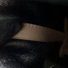 Load image into Gallery viewer, BALENCIAGA Navy Kabas Greige390346 Leather Canvas Size XS