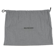 Load image into Gallery viewer, BALENCIAGA Navy Kabas Greige390346 Leather Canvas Size XS