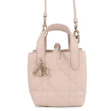 将图像加载到图库查看器中,Dior To Jules Vertical Tote Bag Macro Cannage 2-way Powder PinkM2835OSNW_M413 Leather Size Small