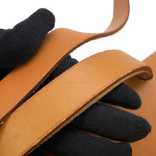 Load image into Gallery viewer, HERMES Herbag Ecru/Natural Toile H Leather Size MM