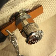 Load image into Gallery viewer, HERMES Herbag Ecru/Natural Toile H Leather Size MM
