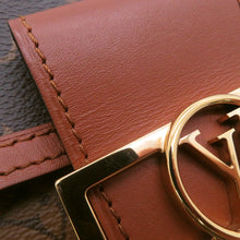 将图像加载到图库查看器中,LOUIS VUITTON Dauphine Brown/NoirM44580 Monogram Monogram Reverse Canvas Size MINI