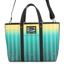 Load image into Gallery viewer, LOUIS VUITTON Weekend tote Green/YellowN59919 Damier stripe Size PM
