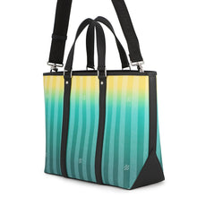 Load image into Gallery viewer, LOUIS VUITTON Weekend tote Green/YellowN59919 Damier stripe Size PM