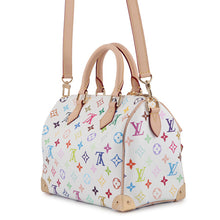 将图像加载到图库查看器中,LOUIS VUITTON LV × TM Speedy Bandouliere WhiteM13085 Monogram・Multicolor Size 25