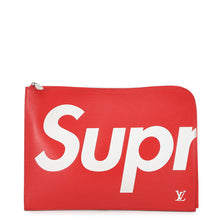 将图像加载到图库查看器中,LOUIS VUITTON Pochette Jour Red/NoirM67722 Epi Leather Supreme Size GM