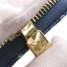 Load image into Gallery viewer, LOUIS VUITTON LV × TM Zippy Wallet BlueM23161 Monogram Cherry Denim