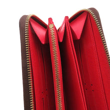 Load image into Gallery viewer, LOUIS VUITTON Zippy Wallet RedM60450 Monogram Pumpkin Dot/Yayoi Kusama