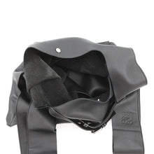 Load image into Gallery viewer, LOEWE Anagram Shopper Backpack Black Leather