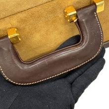 将图像加载到图库查看器中,LOEWE Anagram trunk Beige/Brown Suede leather