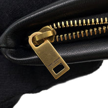 将图像加载到图库查看器中,SAINT LAURENT PARIS YSL Logo Calypso Small Pouch Black765025 Leather