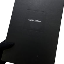 将图像加载到图库查看器中,SAINT LAURENT PARIS YSL Logo Calypso Small Pouch Black765025 Leather