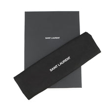 将图像加载到图库查看器中,SAINT LAURENT PARIS YSL Logo Calypso Small Pouch Black765025 Leather